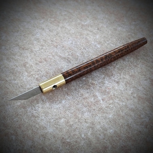 Handmade snakewood marking knife - woodwork craft utility knife - rare beautiful wood