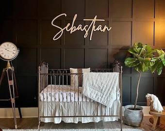 Custom Name Sign, 6&quot; to 48&quot; Wide, Nursery Name Sign, Wooden Name Sign, Baby Name Sign, Nursery name Sign, Wood Name Sign, Custom Name Sign