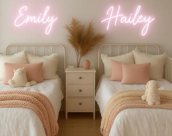 Custom Name Neon Sign for Kids, Kid Room Decor, Birthday Gift for Kids, Bedroom Neon Sign Custom, Dorm Wall Art, Wall Decor, LED Light