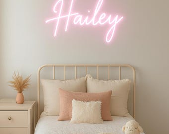 Custom Name LED Neon Sign: Personalized Kids Room Decor
