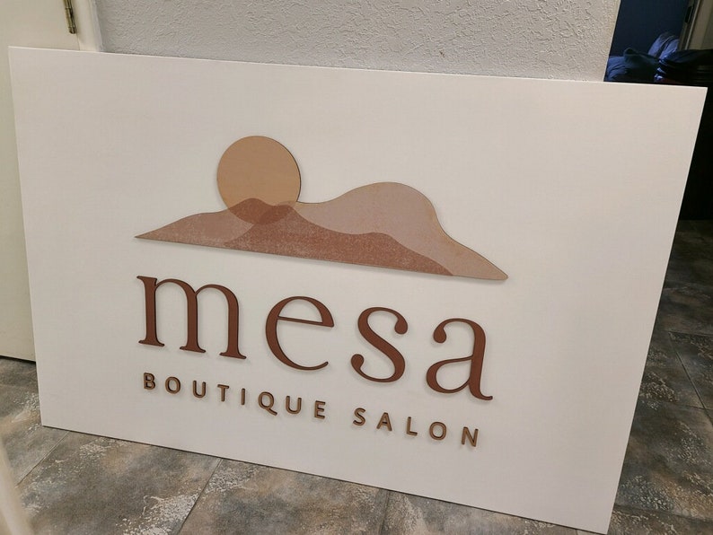 Custom Business Sign | 3D Logo Sign | Company Branded Pallet Signage | Personalized Logo Wood Sign | Brand Advertising | Marketing Sign image 4