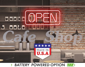 Custom Neon Business Sign | Neon Open Sign | LED Light | Room Decor Aesthetic | Personalized Gifts | Wall Decor | Home Decor