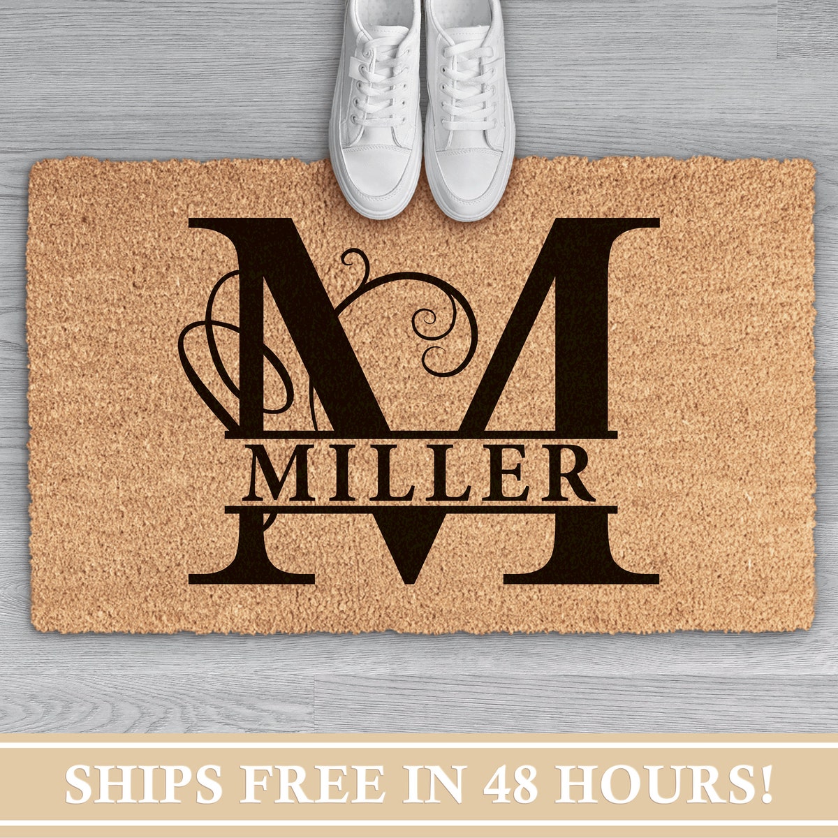 Wedding Gift | Housewarming Gift | Custom Monogram Doormat | Personalized Door Mat | New Home Welcome Rug | Closing Gift | Front Door Decor - Etsy