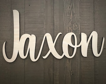 Custom Wood Name Sign / 3D Cutout name / Nursery Decor / Cutout Lettering / Baby Name / Wedding Sign / Cutout Letters / Personalized Sign