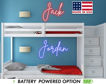 Custom Neon Sign Name For Kids Bedroom | Neon Sign | Led Light | Neon Signs | Nursery Neon Sign | Bedroom Decor | Wedding Neon Sign Custom