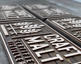 Custom Business Sign | 3D Logo Sign | Company Branded Pallet Signage | Personalized Logo Wood Sign | Brand Advertising | Marketing Sign