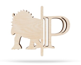 Personalized Dinosaur Wood Name Sign - Jurassic Nursery Decor