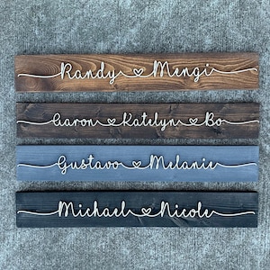 Wedding Gift / Boyfriend Gift / Girlfriend Gift / Pallet Sign / Name Sign / Custom Wood Sign / Couple Gift / Personalized Wedding gift