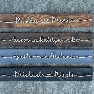 Personalized Valentines Day Gift / Love Couples Name Pallet Sign / Boyfriend Girlfriend Gift / Fiance Wedding Anniversary Gift / Custom Name