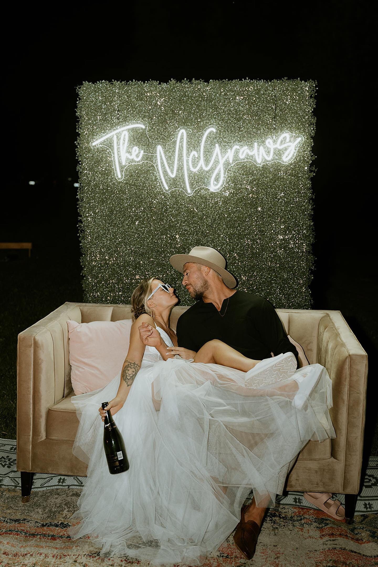 Custom Wedding Neon Sign, Battery Operated Upgrade Available | Wedding Neon Sign for Reception | LED Acrylic Sign with Free Dimmer