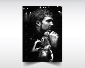 Alice In Chains 'Layne' drawing - Satin Print - Layne Staley poster - Grunge - Alternative - Rock 'n' Roll