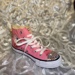 Bling high top converse shoes
