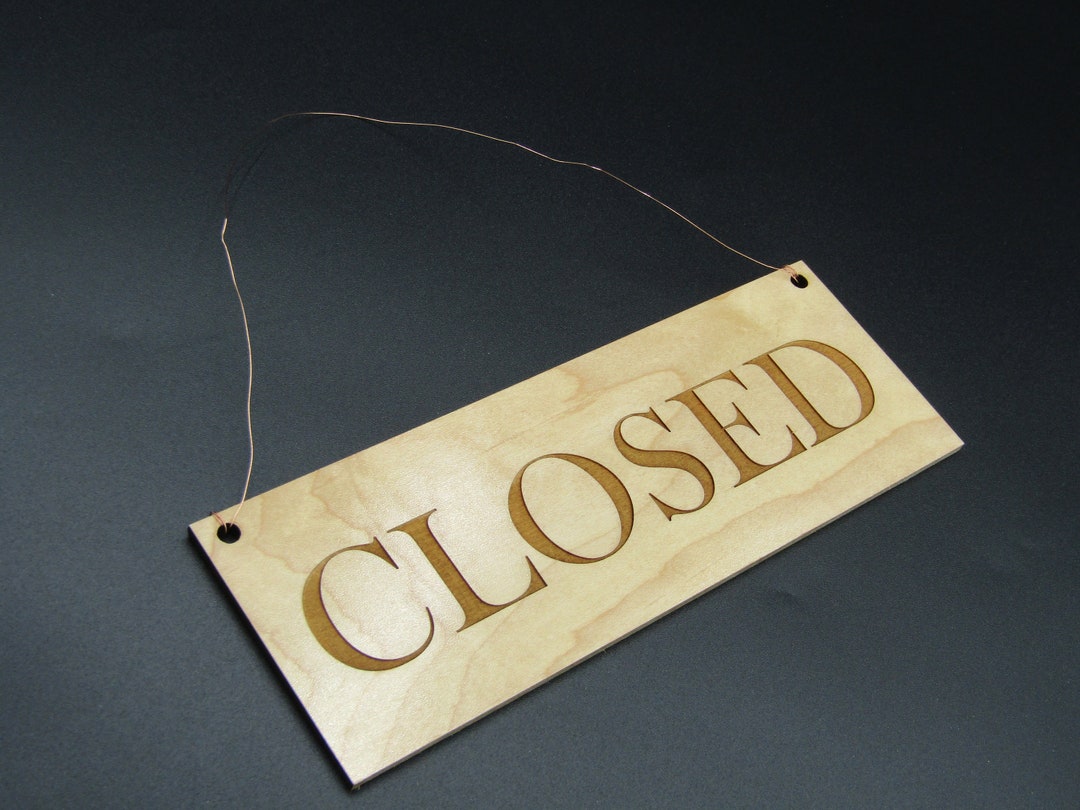Shop Signs - Open-closed - Wood - Etsy