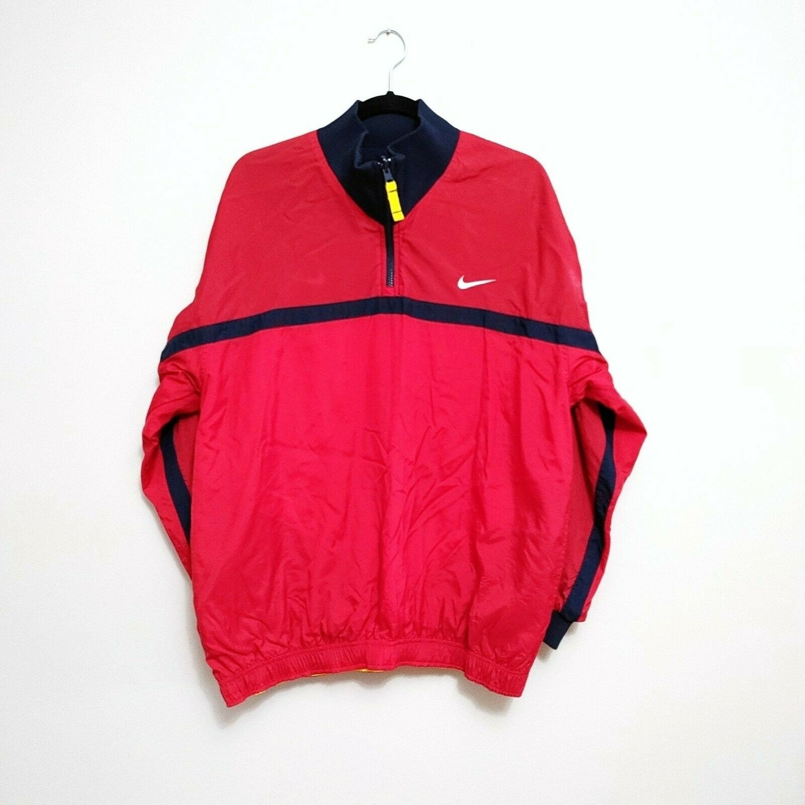 Nike 90s Vintage 1/4 Zip Reversible Nylon Jacket Boys Size Nike 90s Vintage 1/4 Zip Reversible Nylon Jacket Boys Size