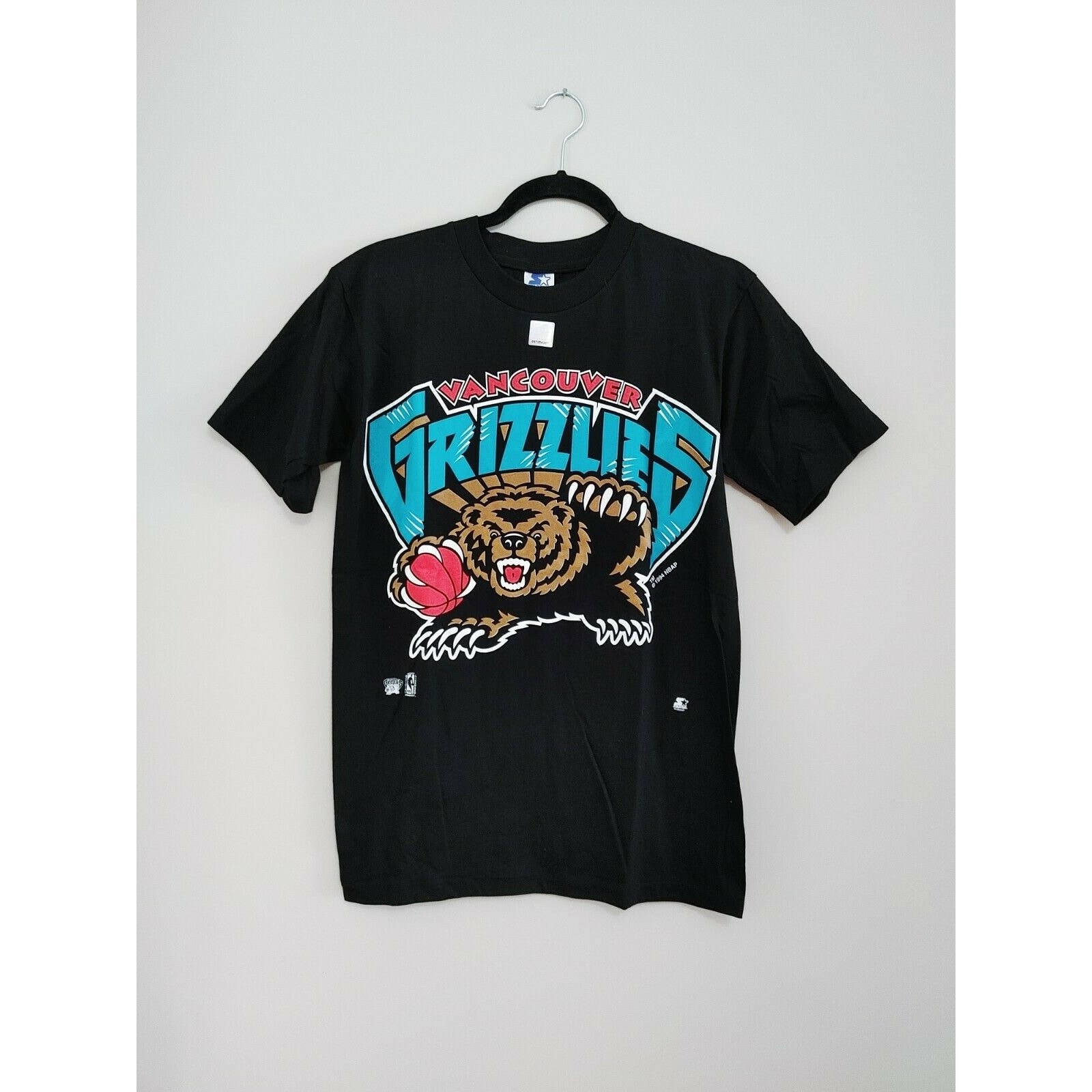 Vancouver Grizzlies T-shirt NBA Small New Old Stock Single -  Norway