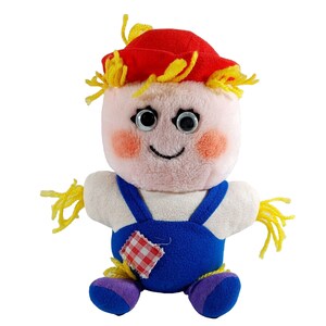 Del Monte Vintage Shoo Shoo Scarecrow Plush A Country Yumkin 1983 Doll Toy 13&quot;