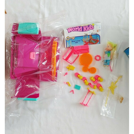 Wish World Kids Hear & Cheer Stereo Playset Vintage 1988