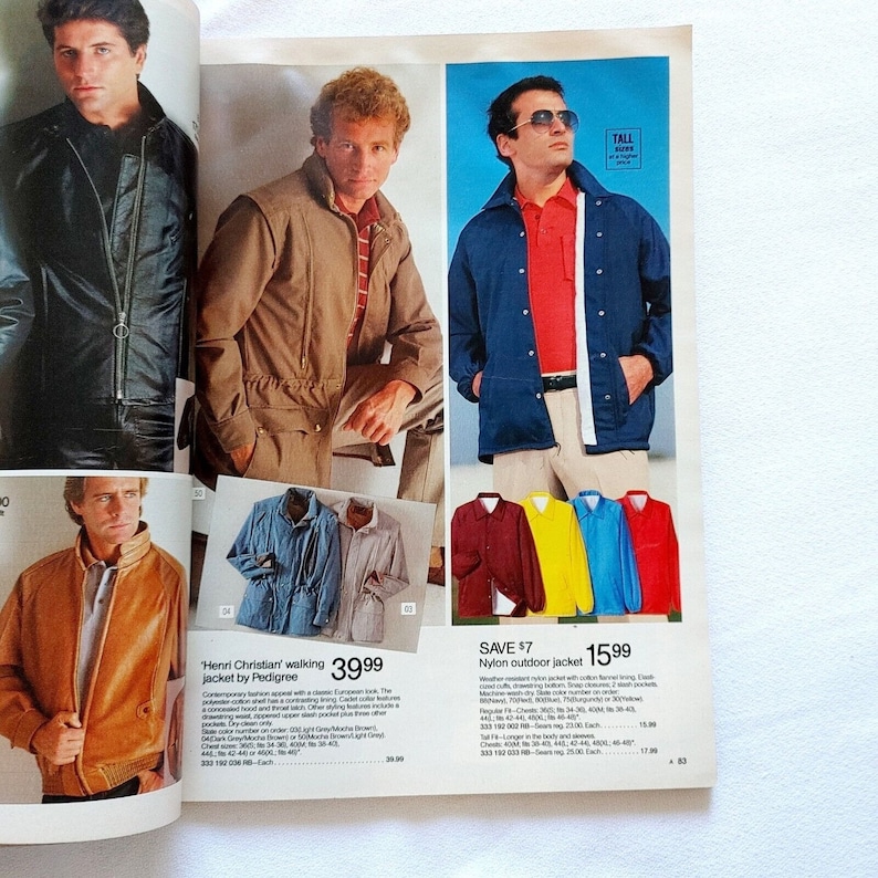 Vintage 1985 Sears Summer Values and Savings Catalog Fashion