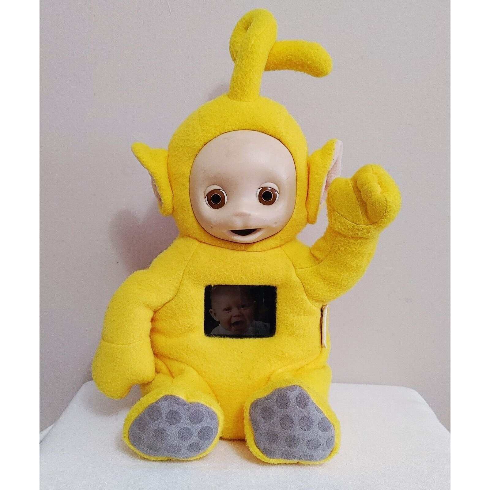 Teletubbies Tummy Surprise Laa laa Playskool Yellow Plush Toy 15 Super Rare Etsy UK