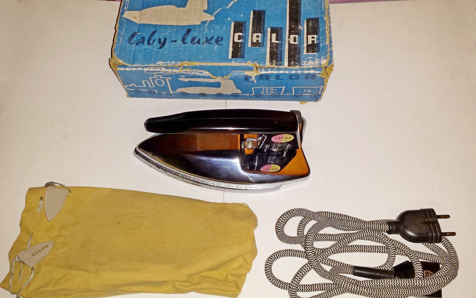 Ancien Fer à Repasser Smoothing-Iron Calor Baby Luxe N 12/120/220V Vintage | 1960