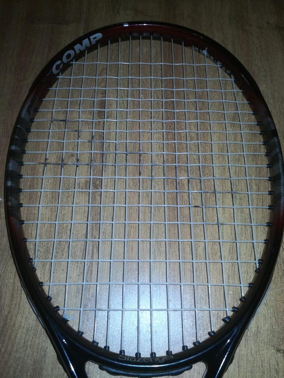 Raquette De Tennis Vintage Slazenger Panther – Graphite Et Bois – Rare