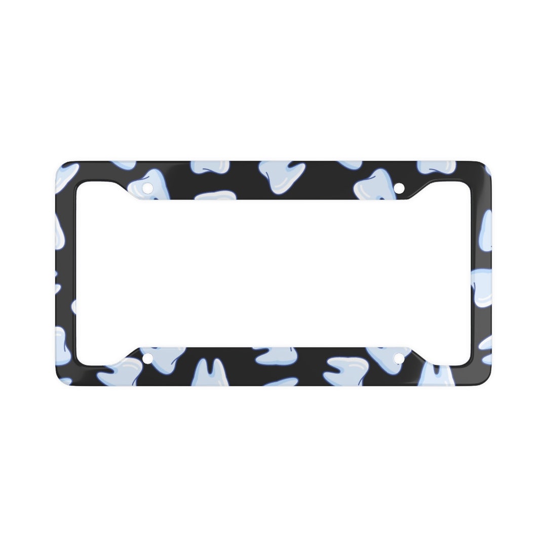Dental License Plate Frame Etsy