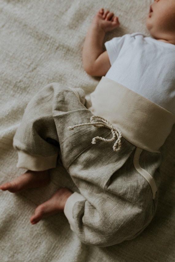 baby boy linen pants