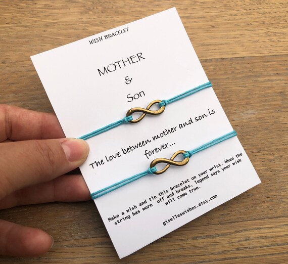 mother son bracelet set