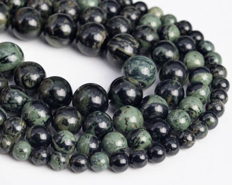 10mm Kambaba Jasper Round Gemstone Beads Stretchy Bracelet 7.5 inch W5633