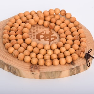 Natural Fragrant Thuja Sutchuenensis Loose Beads Round Shape 6mm 8mm 10mm