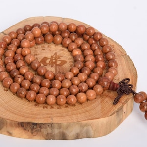 Natural Fragrant Burmese Rosewood Loose Beads Round Shape 6mm 8mm 10mm