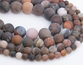 Wood Jasper Beads Round 6.3mm 15.5 Inch 6mm 437054003