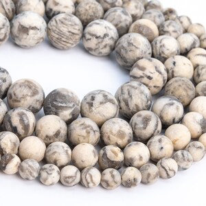 Genuine Natural Matte Feldspar Loose Beads Vanilla Brown Round Shape 6mm 8mm 10mm 12mm