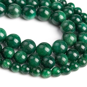 Genuine Natural Deep Green Fuchsite Loose Beads Grade AAA Round Shape 6mm 8mm 10mm