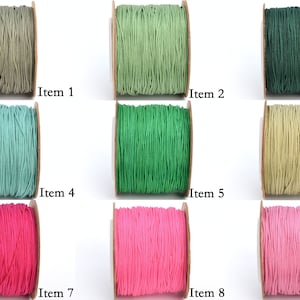 1 Spool 80 Meters No Elasticity Chinese Knotting Macrame Cord Braided Thread - Multiple Colors 0.8MM Thickness High Quality Nylon Thread