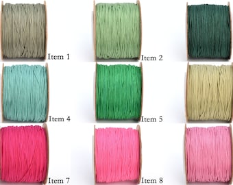 1 Spool 80 Meters No Elasticity Chinese Knotting Macrame Cord Braided Thread - Multiple Colors 0.8MM Thickness High Quality Nylon Thread