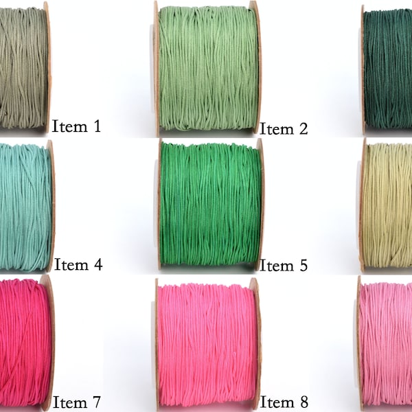 1 Spool 80 Meters No Elasticity Chinese Knotting Macrame Cord Braided Thread - Multiple Colors 0.8MM Thickness High Quality Nylon Thread