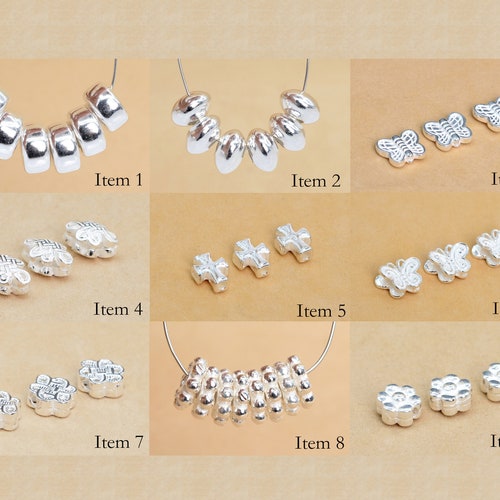 1 Pcs Sterling Silver Charm DIY Jewelry Making Etsy