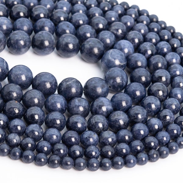 Genuine Natural Myanmar Sapphire Loose Beads Myanmar Grade AAA Round Shape 5mm 6mm 7mm 8-9mm 10mm 10-11mm