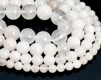 Genuine Natural Angola Crystal Quartz Loose Beads Grade A Round Shape 6mm 8mm 10mm