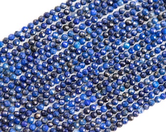 2MM Mixed Stone Beads Grade AAA Genuine Natural Gemstone Full Strand Faceted Round Loose Beads 15.5 Bulk Lot Options 117633-3967