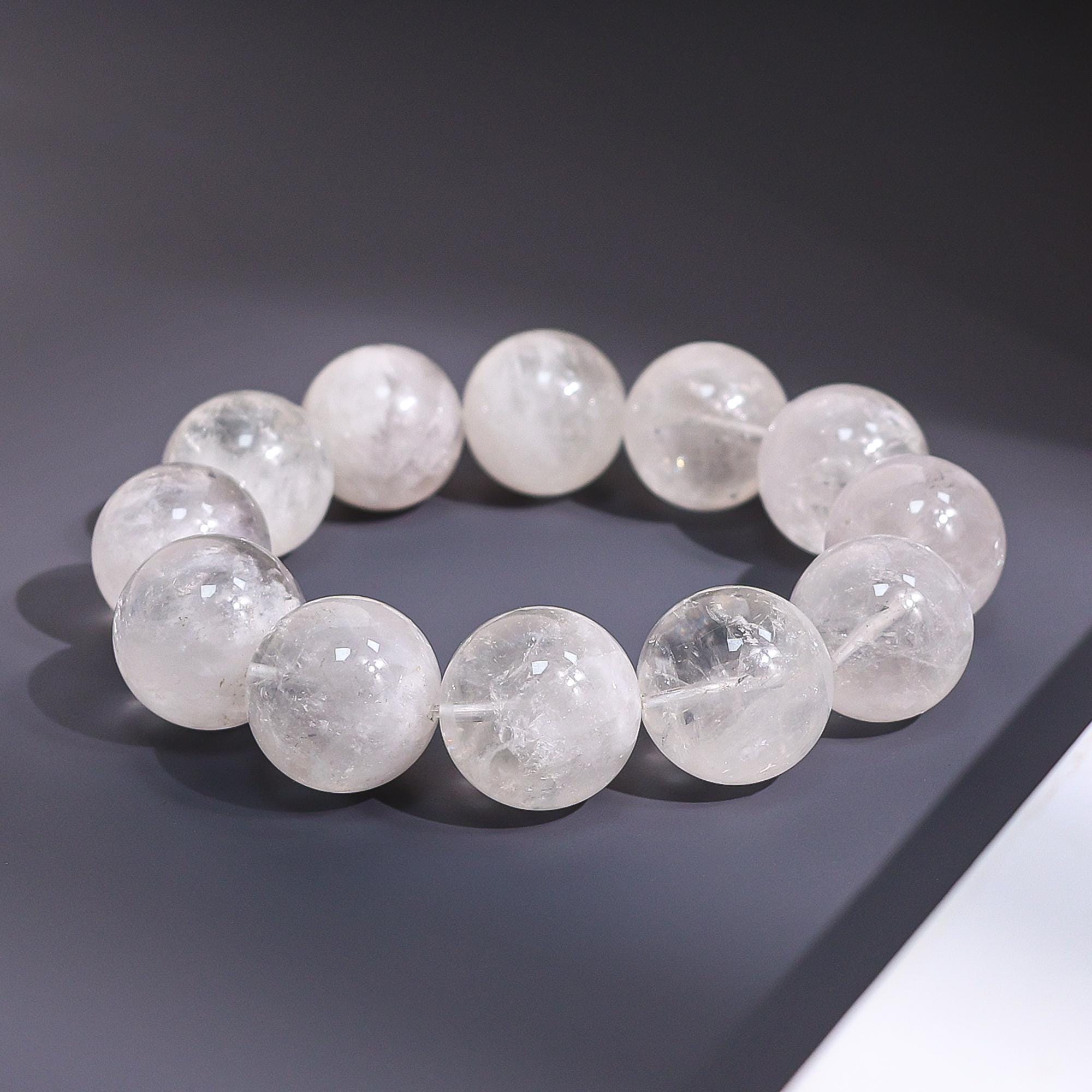 12MM-20MM Genuine Natural White Phantom Quartz A Round Big Size