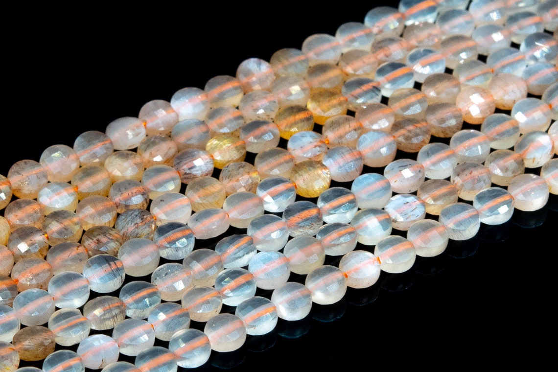 thumbnail image 2 of Genuine Rainbow Moonstone Beads – Grade AA, Round Loose Beads, 4mm, 0.8-1mm Hole, Unbranded 2 of 6