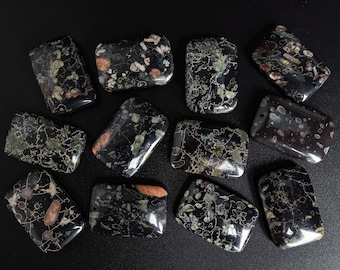 Plum Blossom Jasper Stone Tower: Crystal Point Generator (3
