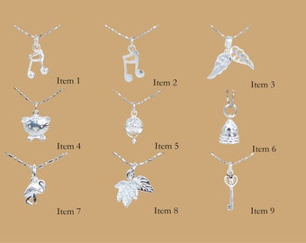 1 Pcs Sterling Silver Charm DIY Jewelry Making