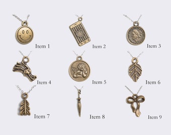 10 Pcs Connector Charm - Antique Bronze Tone Beads
