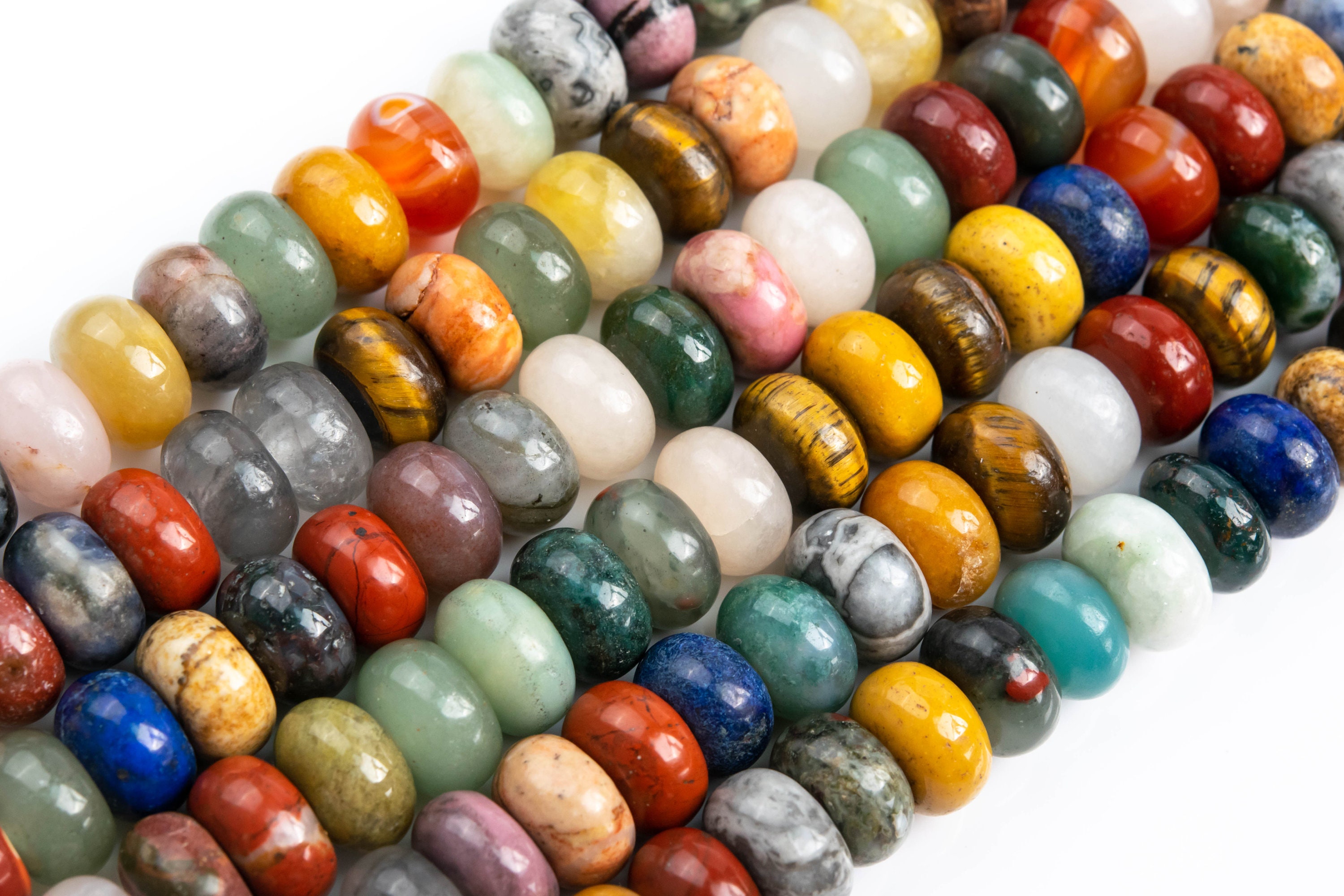 Filo Di Perle Labradorite Naturali AAA - Rondelle Sfaccettate 4-4.5mm, Colore Grigio Con Flash Blu, 33cm (15-17g) Per Bigiotteria