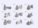 20 pcs Bead Caps Spacers End Cap DIY Jewelry Making - Antique Silver Tone 