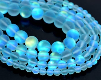 6 8 10 mm To Choose From Holographic Quartz Beads Wholesale,A-144 Smooth Crystal Beads 1 Full Strand Mystic Aura Quartz Round Beads