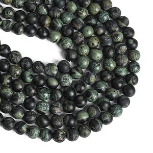 Genuine Natural Matte Kambaba Jasper Loose Beads South Africa Round Shape 10mm 12mm